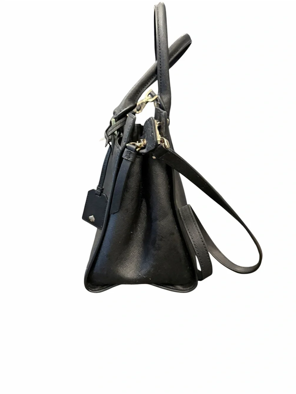 kate spade new york Cameron Satchel Shoulder Tote Crossbody Bag Medium Black NEW